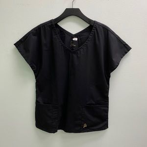 Black Jaanuu Scrub Top